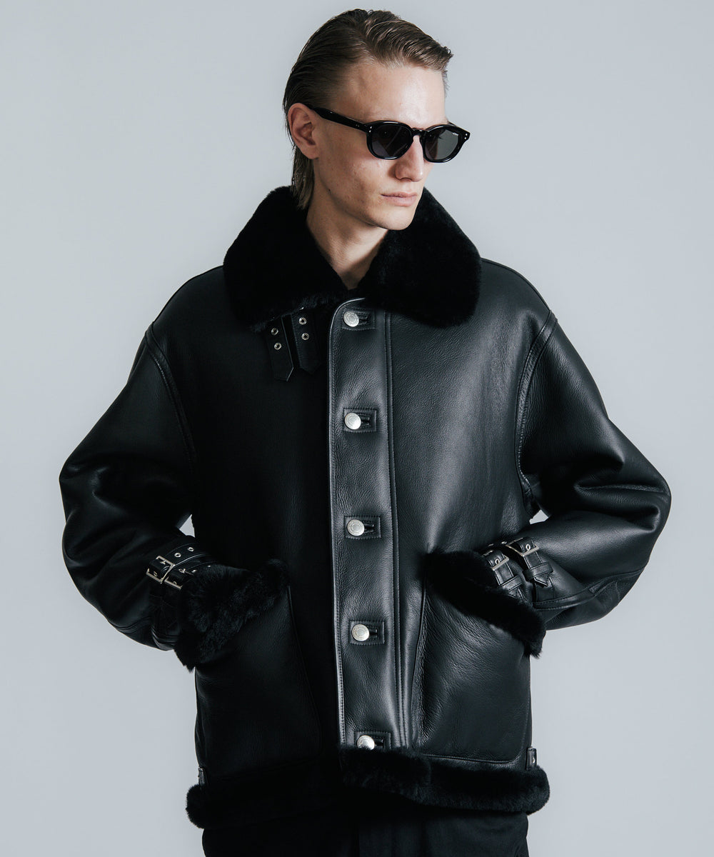 CRIMIE レザージャケット　G-1 ヘビーウェイト XL MOUTON LEATHER JACKET – THE CRIMIE