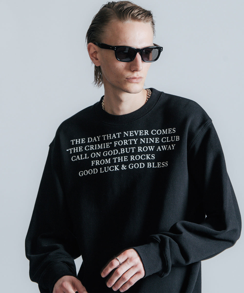 新品 CRIMIE LOGO CREW SWEAT スウェット CRIMIE - THE CRIMIE LOGO 